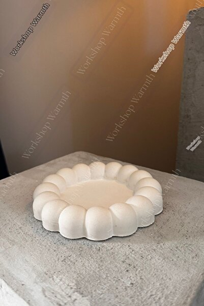 Workshop Warmth Gab Pebble Decorative Ring & Jewelry Plate |   Organic Form M...