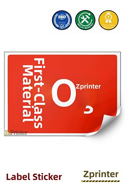 ZiPrinter ملصق تحذير للمركبات المشحونة بالكامل 70x100 سم