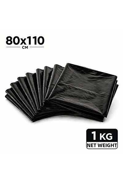 MSE HOLD Black Garbage Bag 80X110 Thick 1 kg Bulk Garbage Bag King Size