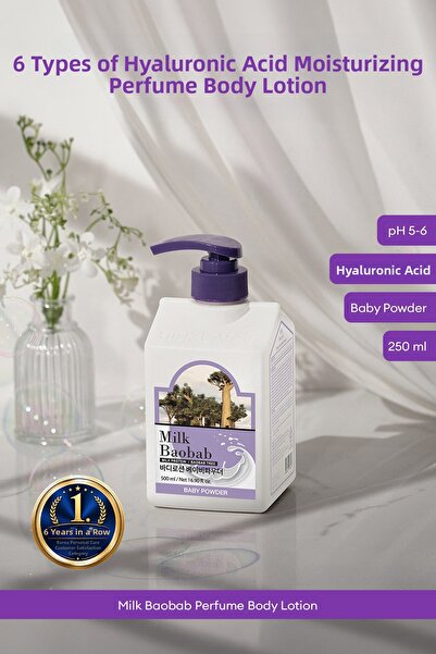 Milk Baobab 6 Hyaluronic Acid Moisturizing Perfumed Body Lotion Perfume Body ...