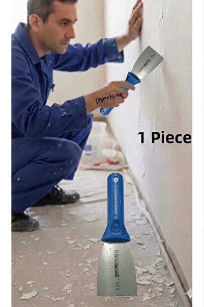 ÇEÇEN HOME (1 Piece) Plastic Handle Construction Spatula, 6 cm Metal Painter'...