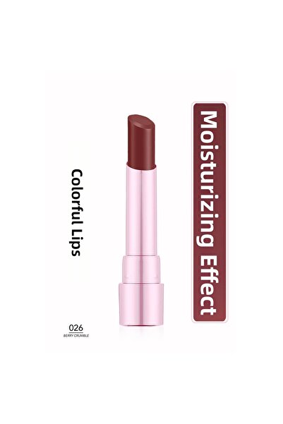 Flormar Sheer up Semi-Transparent & Glossy Finish Moisturizing Lipstick No: 2...