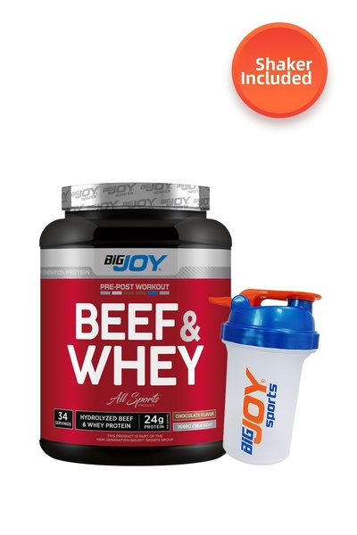 Bigjoy Beef & Whey Chocolate Flavored Protein Powder 1088g