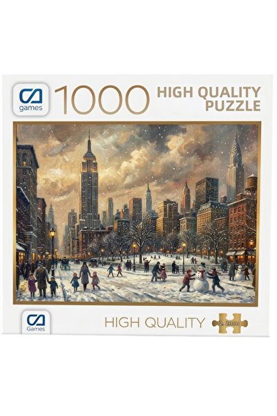 CA Games Ca 7102 Puzzle 1000 Pieces New York under the Snow