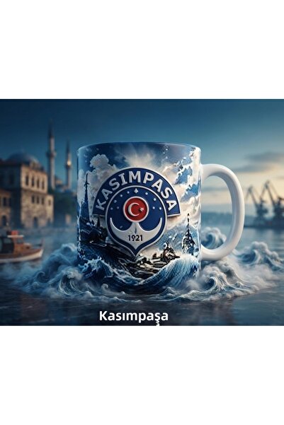 KADOREX DESIGN كوب كاسيمباشا باللون الأزرق الداكن والأبيض عالي الجودة - تصميم...