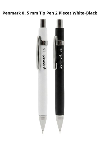 penmark Triforce Versatil Pen 0.5 Tip 2-Pack Black-White