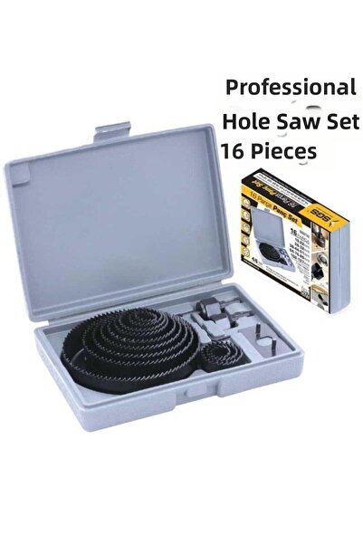 SGS 2162 Hole Saw Set 16 Pieces