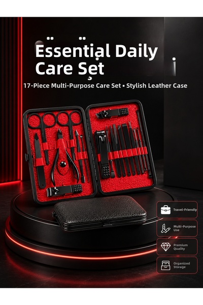 izbul 17-Piece Professional Manicure Set – Stainless Steel New Generation