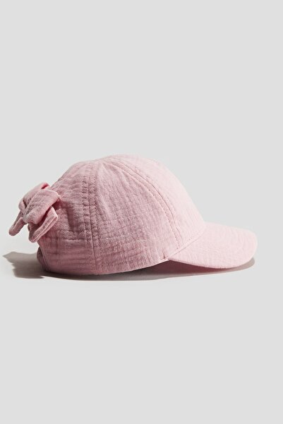 H&M Fiyonk Detaylı Muslin Şapka