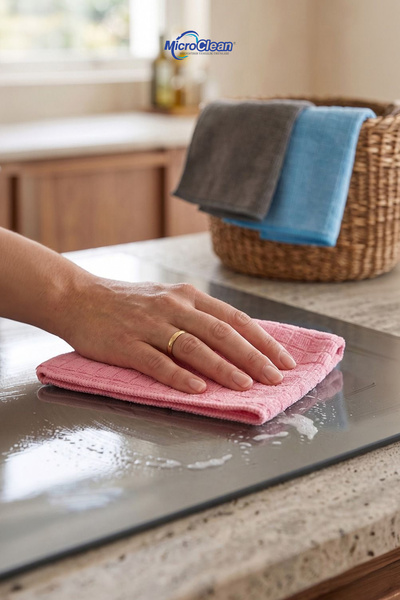 Micro Clean Missclean ( 3 Adet ) Mikrofiber Mutfak Bezi Mükemmel Su Emici Leke Tutmaz 40*40 Cm