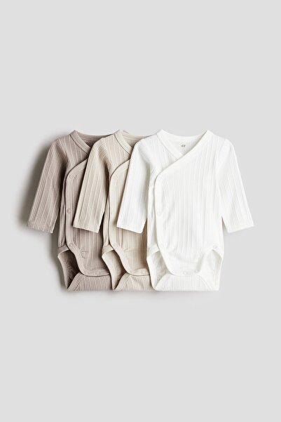 H&M 3'lü Ribanalı Anvelop Body