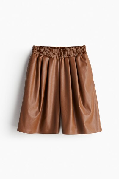 H&M Kaplamalı Bermuda Şort