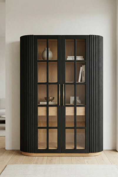 Latanwood Majesty Ahşap Büfe & Vitrin