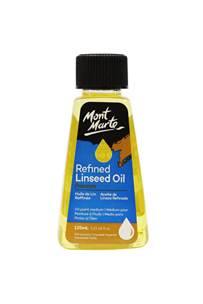 Mont Marte Premium Rafine Keten Tohumu Yağı 125ml