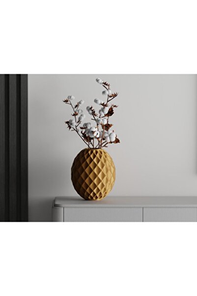 Sani Vază decorativă Sani, Cristal 121 x 121 x 140 mm, Auriu