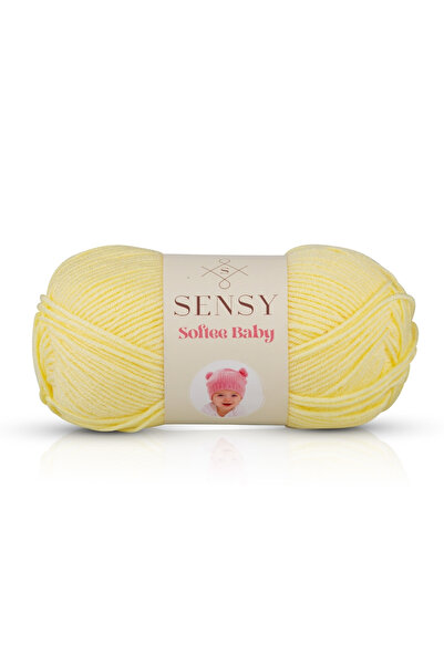 SENSY Premium Softee Baby El Örgü Ipi Bebek Elit Baby Hırka Kazak Yelek Ip At...