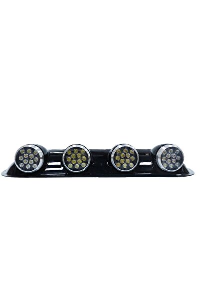 Genel Markalar Off-Road Sis Lambası Yuvarlak Siyah 12x4 Led 12-24v (Set Olarak)