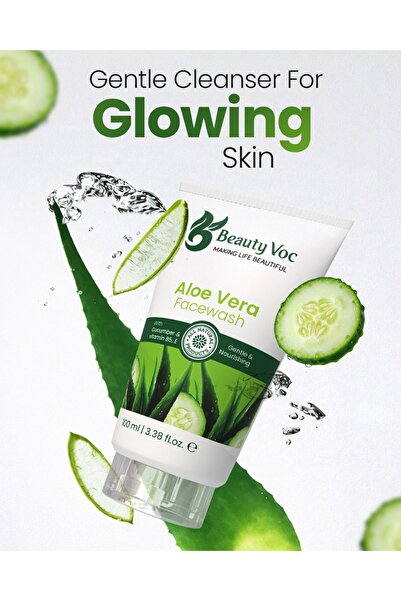 Beauty Voc Facial Cleanser with Aloe Vera Extract - Beauty Focus ®