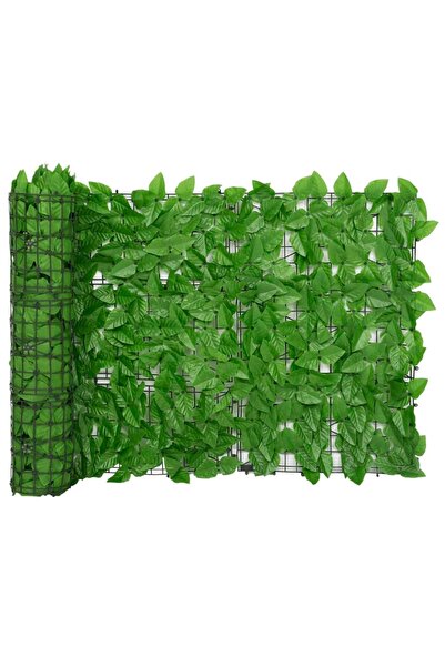 Concept Paravan de balcon, frunze verzi, 600x75 cm