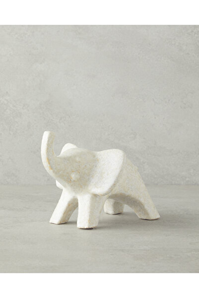 English Home Elephant Biblo 17x13x13cm Krem