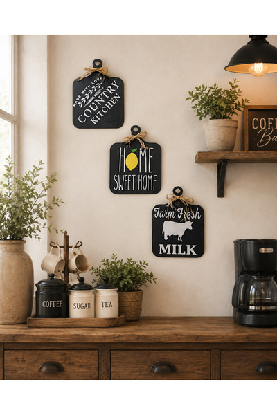 Eski Mahzen Design EL EMEĞİ  MUTFAK TABLOSU / SUNUMLUK MODEL PANO SETİ