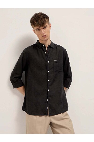The Bear House Men's long Sleeve Shirt, breathable, soft comfort Fabric