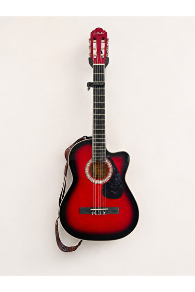 SALVADOR YNK2003C Klasik Gitar Kesik Kasa Cutaway Sap Ayarlı (Pedli Kılıf, Ka...
