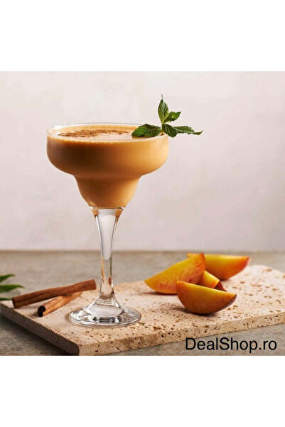 dealshopromania Set de 6 pahare vin spumant cocktail desert 235 ml LAV Misket...