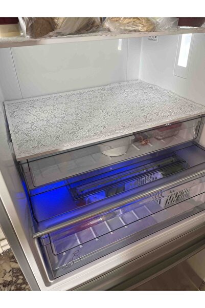 Örtücüm Pvc Dantel Dolap İçi Raf Örtüsü Beyaz Dantelli Buzdolabı Çekmece Kaymaz Mutfak Sehpa Çok Amaçlı Örtü