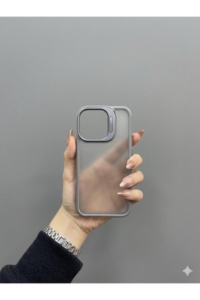 sanalikaksesuar iPhone 13 Pro Compatible Case with Sliding Camera Protection
