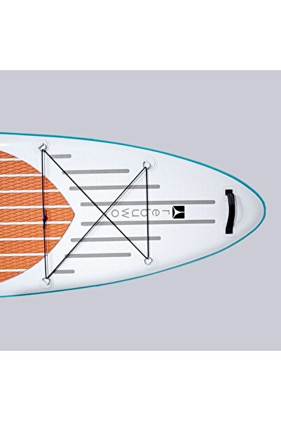 Rebuwo SUP Şişme Sörf Tahtası Stand Up Paddle Board 82*320*15 cm - Mavi Beyaz