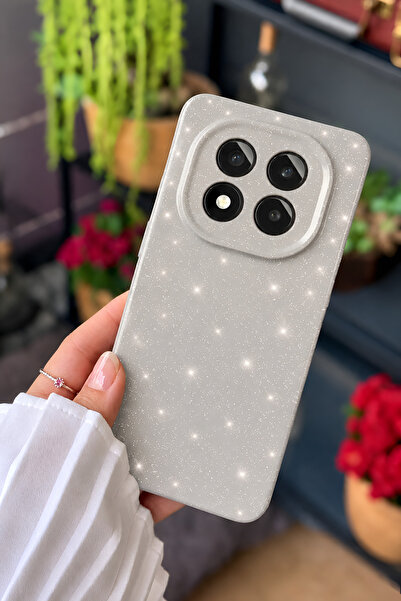 Redmi Note 14 Pro Plus Case Camera Shielded Glitter Glitter Luxury Silicone