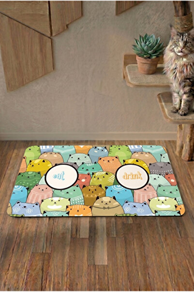 SoGood Concept Colorful Cat Dog Food Mat 40x60
