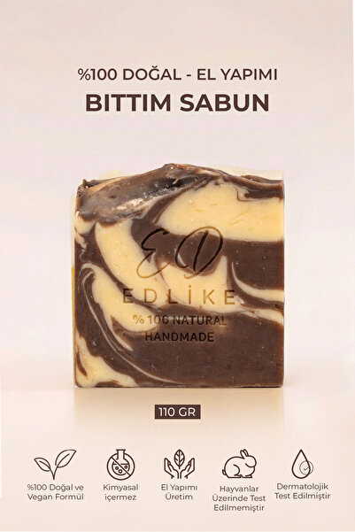 EDLIKE Natural Handmade Bıttım Soap Made of Pure Oils 110 Gr
