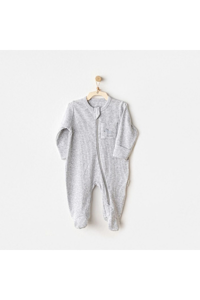 andywawa Ac25811 Romper Little King Baby Jumpsuit Gray