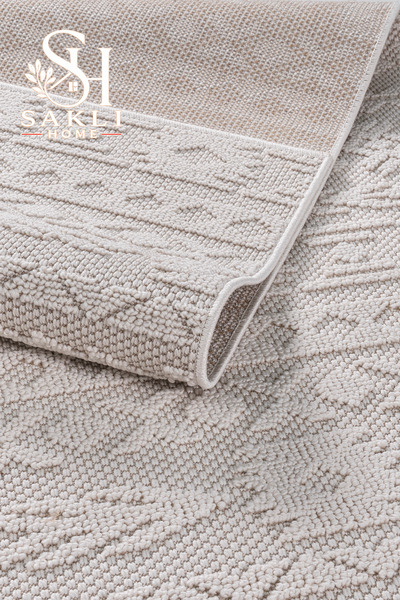 Saklı Home İskandinav Modern Tasarım Sisal Bukle Özel Ölçü Salon Oturma Odası...