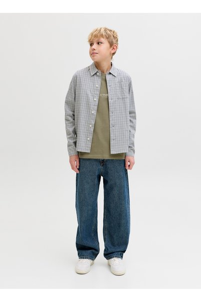 Jack & Jones Tricou cu imprimeu pentru băieți kaki 12279577