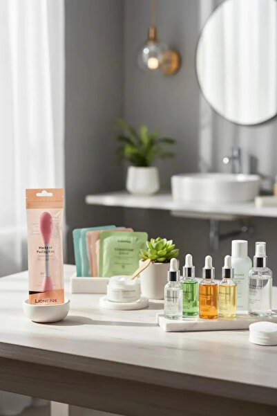 Miniso Çift Taraflı Yüz Maskesi ve Peeling Uygulama Fırçası – Silikon Başlıklı