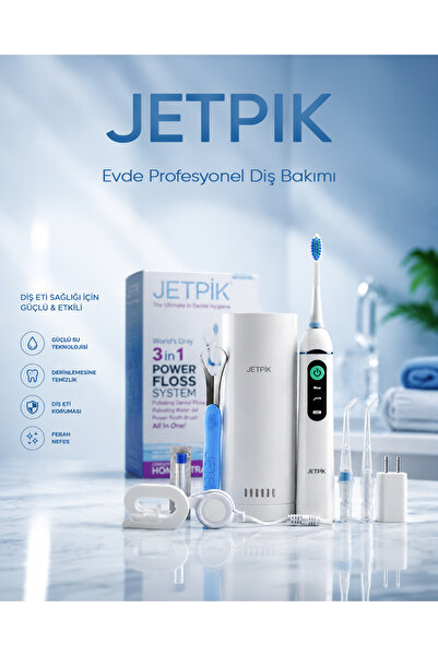 Jetpik Sarj Edilebilir Solo Ağız Duşu Jp210 3in1