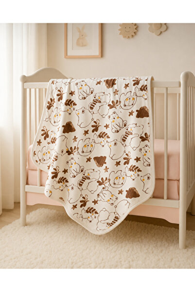 Alihan %100 Pamuk Bebek Battaniye 90 x 90 cm