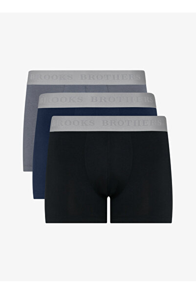 BROOKS BROTHERS Siyah - Lacivert Erkek Boxer BBFW25MBR001