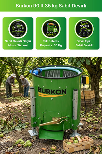 BURKON MAKINE Ceviz Soyma Makinesi