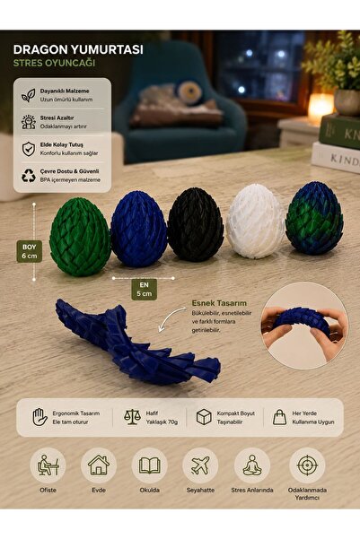Umut's 1 Adet Dragon Yumurtası El oyuncağı Fidget Oyuncak