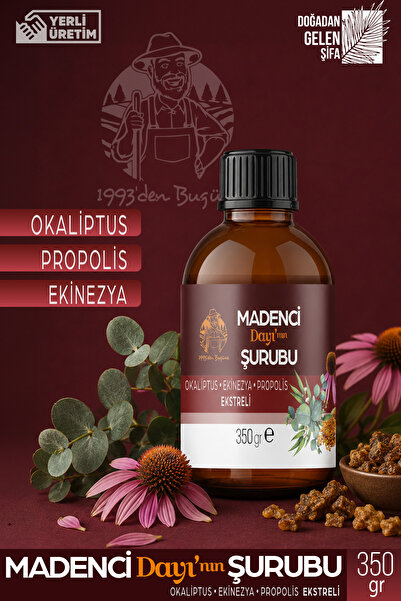 Mesirişifa Madenci Dayı'nın Şurubu Okaliptus Ekinezya Propolis Ekstreli Şurup...