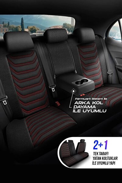 Panda Kılıf PANDA FLORİDA SERİSİ PİKE KUMAŞ OTO KOLTUK KILIFI - TAM SET