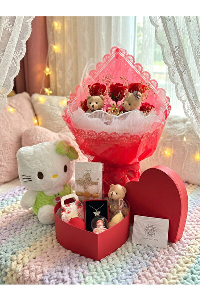 Ahsen Collection Mini love kırmızı 2