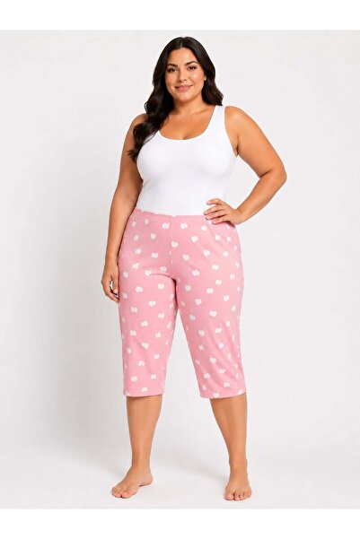 Pemilo Women's Plus Size Milan Capri Bottoms