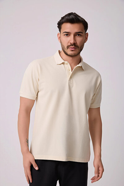 defys Tricou de bază pentru bărbați, cu gât polo, cu mânecă scurtă, cu croial...