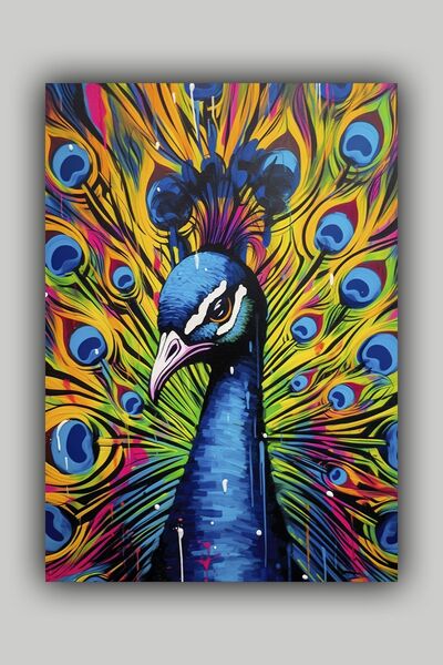 Luna Marissa Αφίσα Peacock Αφίσα τοίχου χωρίς πλαίσιο