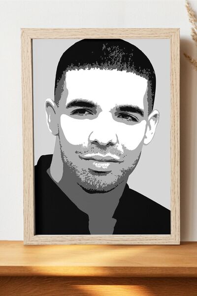 Luna Marissa Αφίσα Drake - Αφίσα μουσικής από χοντρό χαρτί χωρίς πλαίσιο